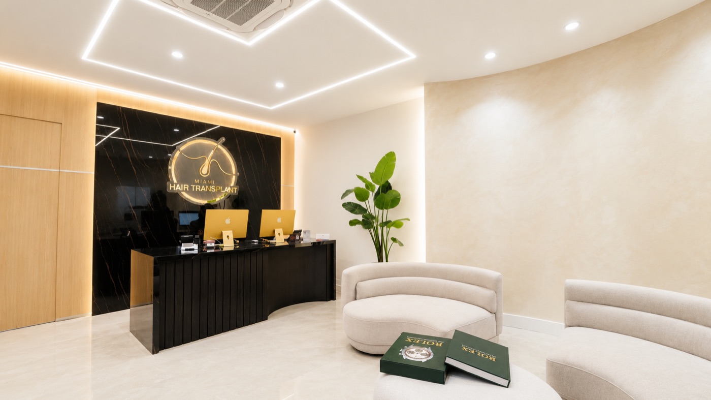 Reception at Miami Hair Transplant